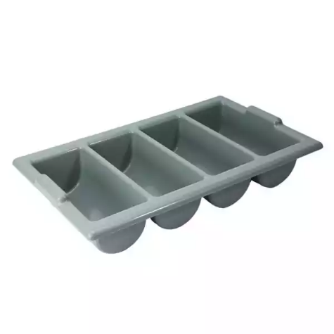 Picture of Kristallon Cutlery Tray 4 Compartment Grey