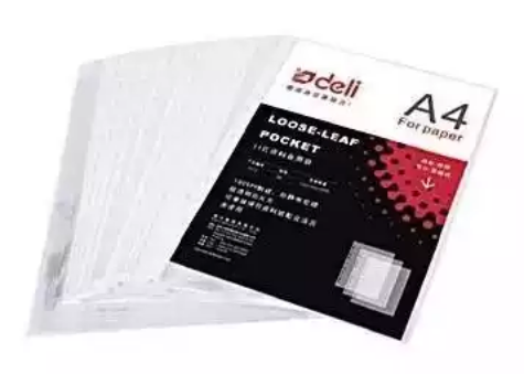 Picture of DELI SHEET PROTECTORS A4 PACK 20