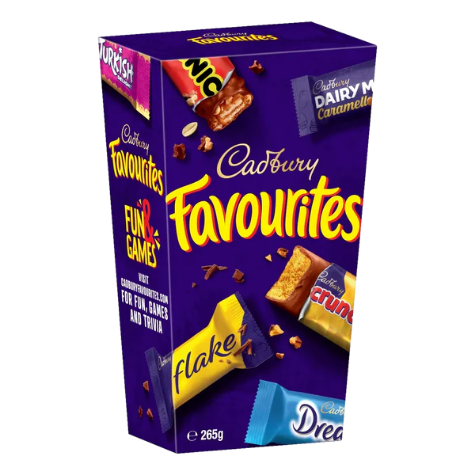 Picture of CADBURY FAVOURITES ASSORTED CHOCOLATE BOX 265G