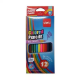 Picture of DELI COLOURED PENCILS ASSORTED BOX 12