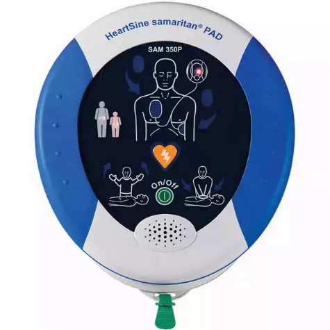 Picture of HEARTSINE SAM 350P SEMI AUTOMATIC UNIT BLUE