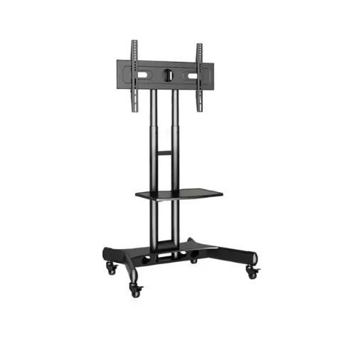 Picture of ATDEC AD-TVC-45 HEIGHT ADJUSTABLE MOBILE TV CART FOR 32-65 INCH DISPLAYS BLACK