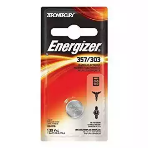 Picture of ENERGIZER 357/303BP1 BUTTON BATTERY 1.5V