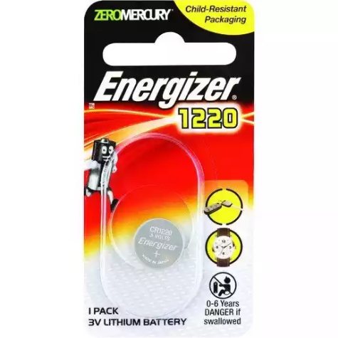 Picture of ENERGIZER CR1220 LITHIUM COIN 3V BATTERY