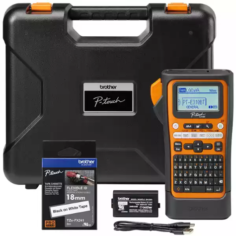 Picture of BROTHER PT-E310BTVP PRO LABELLING MACHINE ORANGE