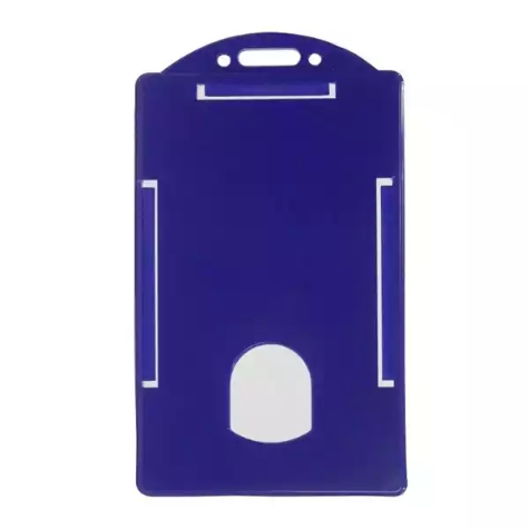 Picture of RIGID CARD HOLDER PORTRAIT ROYAL BLUE PK10