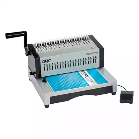 Picture of GBC CB25E PRO ELECTRIC PUNCH AND COMB BINDING MACHINE GREY