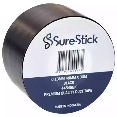 Picture of SURE-STICK DUCT TAPE 445 48MM X 30M BLACK