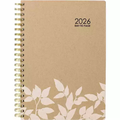 Picture of ECOWISE 41SECB DIARY DAY TO PAGE WIRE BOUND A4