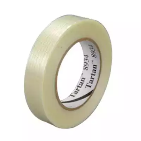 Picture of TARTAN FILAMENT TAPE ECONOMY GLASS 24MM X 55M TRANSLUCENT