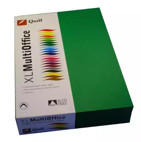 Picture of QUILL OFFICE PAPER XL A4 80GSM EMERALD 500PK