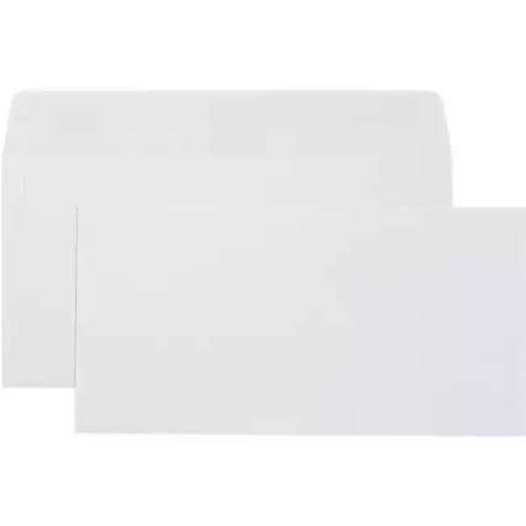 Picture of CUMBERLAND DLX ENVELOPES WALLET PLAINFACE STRIP SEAL 80GSM 235 X 120MM WHITE BOX 500