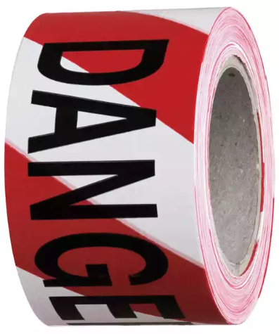 Picture of HUSKY BARRIER WARNING TAPE 560 DANGER 75MM X 100M RED/WHITE