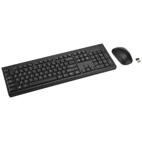 Picture of KENSINGTON KM270 EQ RECHARGEABLE WIRELESS KEYBOARD DESKTOP SET FULLSIZE BLACK