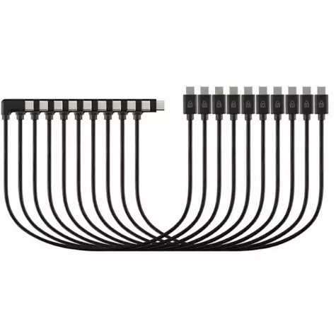 Picture of KENSINGTON USB-C CHARGING CABLES FOR K67717AU 315MM BLACK PACK 10