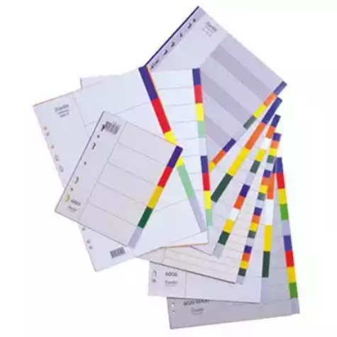 Picture of BANTEX PP DIVIDER 20 CUT TAB A4 ASSORTED