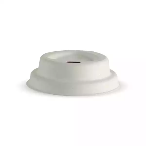 Picture of BIOPAK BIOCUP LID PLANT FIBRE 63MM NATURAL PACK 50