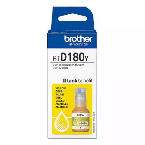 Picture of BROTHER BTD180C INK CARTRIDGE YELLOW