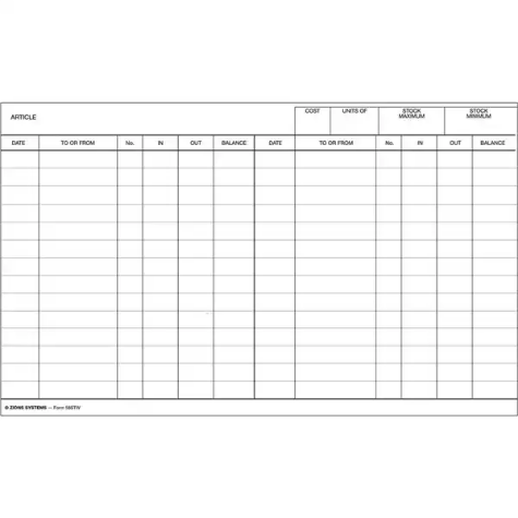 Picture of ZIONS 58STW STOCK CARD 127 X 203MM WHITE PACK 100