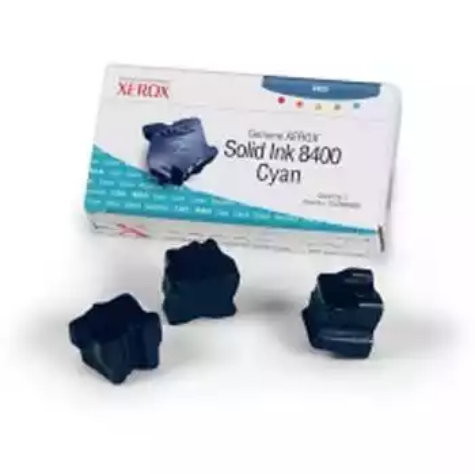 Picture of XEROX PHASER 8400 CYAN INK STICKS - 3 PACK - 3,400 PAGES