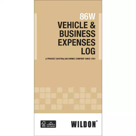 Picture of WILDON VEHICLE LOG EXPENSES BOOK BROWN