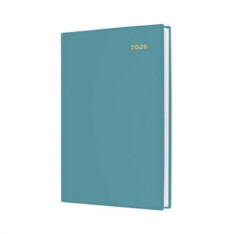 Picture of COLLINS BELMONT COLOURS 187.V53 DIARY DAY TO PAGE VIEW A5 TEAL