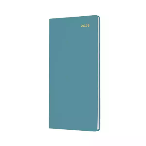 Picture of COLLINS BELMONT COLOURS POCKET 377P.V53 DIARY WEEK TO VIEW B6/7 PORTRAIT TEAL