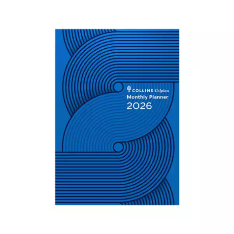 Picture of COLLINS COLPLAN 51.C57 EARLY EDITION PLANNER DIARY MONTH TO VIEW A4 GEO BLUE