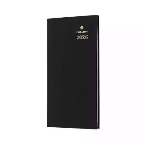 Picture of COLLINS STERLING 373P.P99 DIARY WEEK TO VIEW B6/7 PORTRAIT BLACK