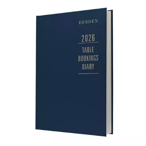 Picture of COLLINS TABLE BOOKINGS TBD.P59 DIARY 2-PAGE PER DAY A4 BLUE
