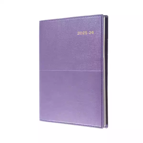 Picture of COLLINS VANESSA FY385.V55 FINANCIAL YEAR DIARY WEEK TO VIEW A5 PURPLE