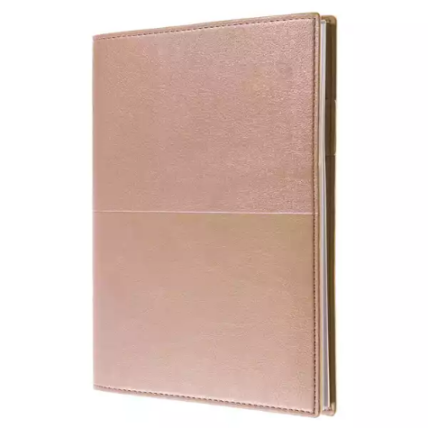 Picture of COLLINS VANESSA NOTEBOOK WIRO BOUND A5 RULED ROSE GOLD