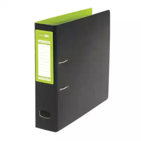 Picture of COLOURHIDE MIGHTY LEVER ARCH FILE PP A4 GREEN/BLACK