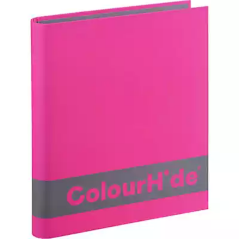 Picture of COLOURHIDE SILKY TOUCH RING BINDER 2D 25MM A4 PINK