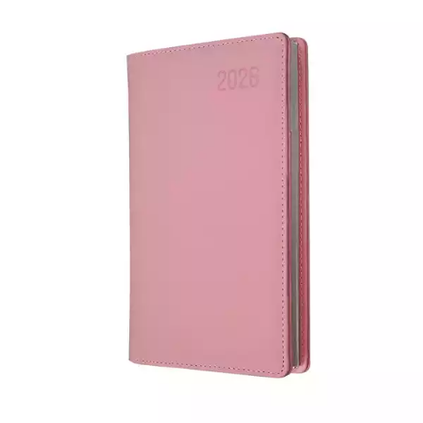 Picture of DEBDEN ASSOCIATE II DESK 4651.U50 DIARY WEEK TO VIEW B6/7 PINK