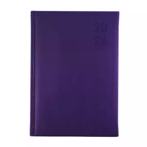 Picture of DEBDEN SILHOUETTE S5700.P55 DIARY WEEK TO VIEW A5 PURPLE