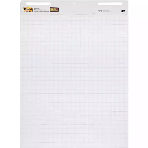 Picture of POST-IT 560 SUPER STICKY EASEL PAD GRID LINED 635 X 775MM WHITE