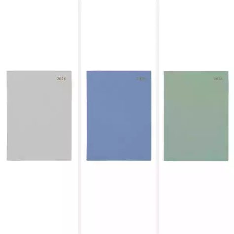 Picture of CUMBERLAND 41SSH SOHO SPIRAL DIARY PVC DAY TO PAGE A4 ASSORTED