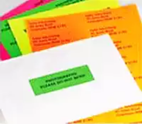 Picture of LABEL LINE LABELS (L7165) GLOSS WHITE 8/SHT 100PK