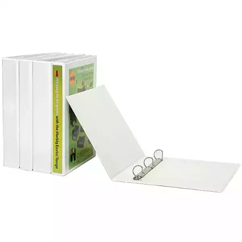 Picture of MARBIG ENVIRO INSERT RING BINDER 4D 19MM A4 WHITE