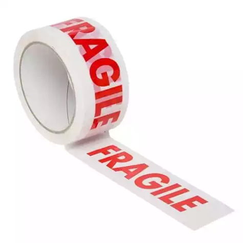Picture of MESSAGE TAPE FRAGILE 48MM X 66M WHITE/RED
