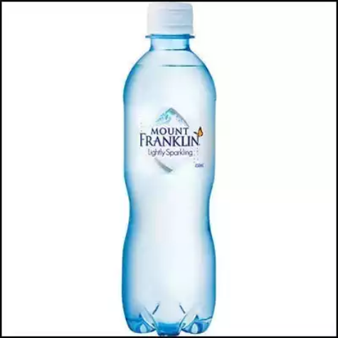 Picture of MOUNT FRANKLIN LIGHTLY SPARKLING WATER 450ML BOTTLE CARTON 24