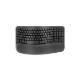 Picture of LOGITECH WIRELESS ERGONOMIC KEYBOARD WAVE KEYS GRAPHITE