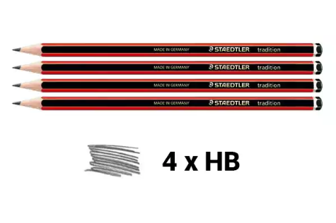 Picture of STAEDTLER PENCIL PACK 4XHB