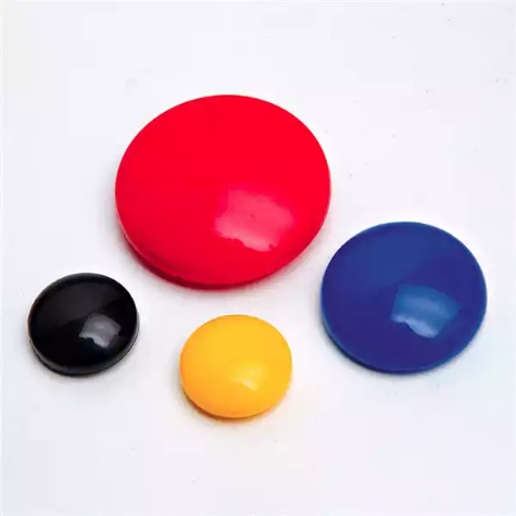 Picture of VISTA MAGNETIC WHITEBOARD BUTTONS 30MM ROUND YELLOW PACK 8