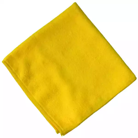 Picture of VISIONCHART WHITEBOARD CLEANING CLOTH MICROFIBRE 400 X 400MM YELLOW PACK 10
