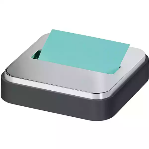 Picture of POST-IT STL-330-B POP UP NOTE DISPENSER STEEL TOP CHARCOAL GREY