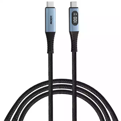 Picture of VERBATIM USB-C TO USB-C SYNC AND CHARGE CABLE 100W 1.2M BLACK