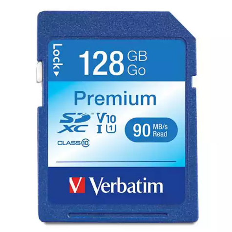 Picture of VERBATIM PRO SDHC SD CARD 128GB