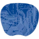 Picture of KENSINGTON MOUSE PAD ULTRA-THIN BLUE